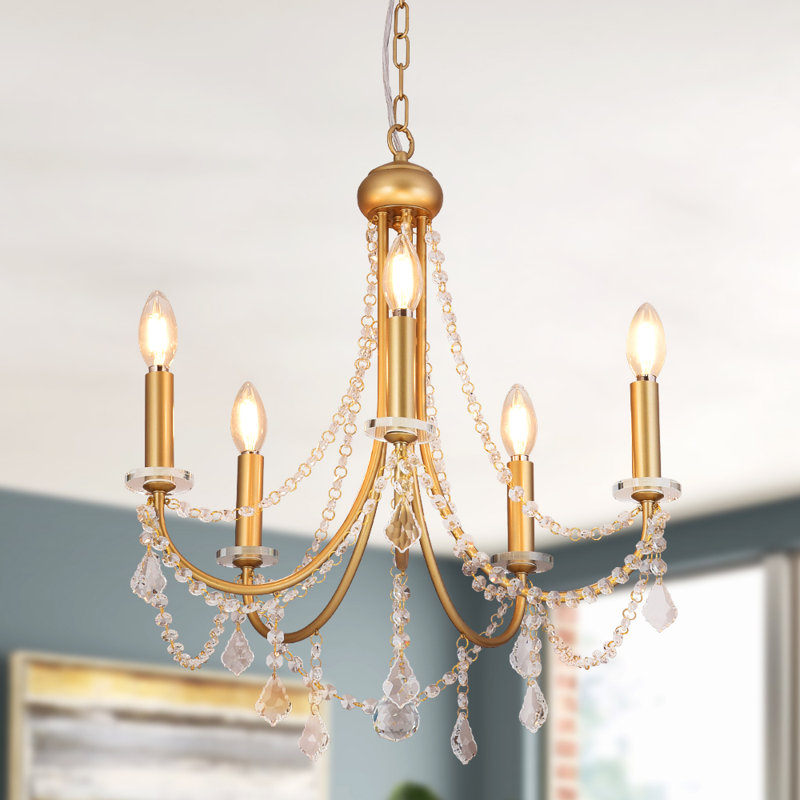 5 - Light Candle Style Chandelier