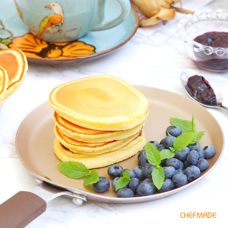 Poêle à crêpe antiadhésive 6 po CHEFMADE, L 7,1 po