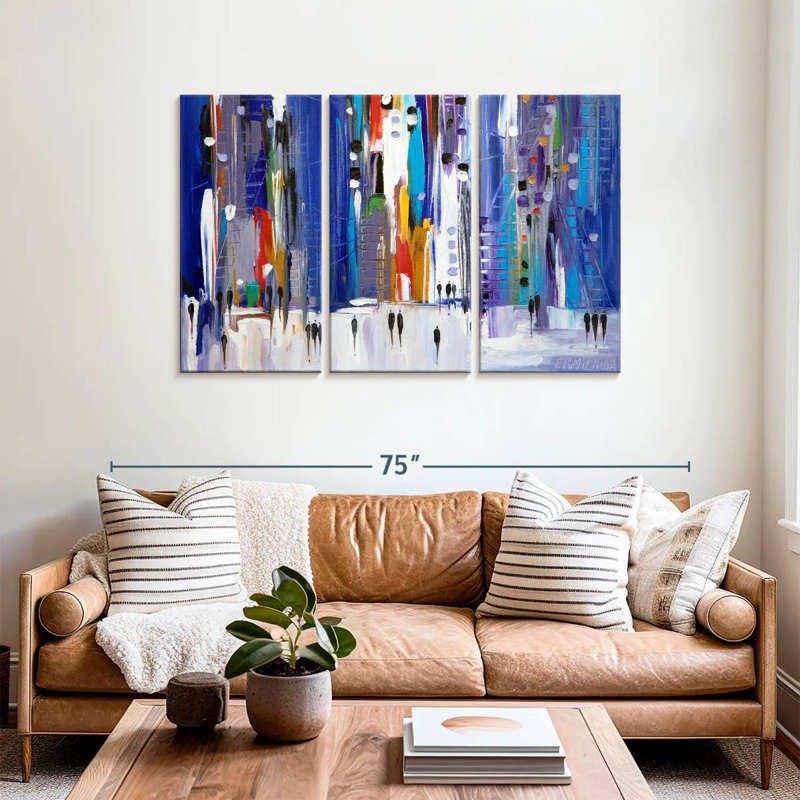 Avery Night City, 36" H x 57" W