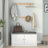 18.1'' H X 35.8'' W Upholstered Shoe Storage Bench-633059542