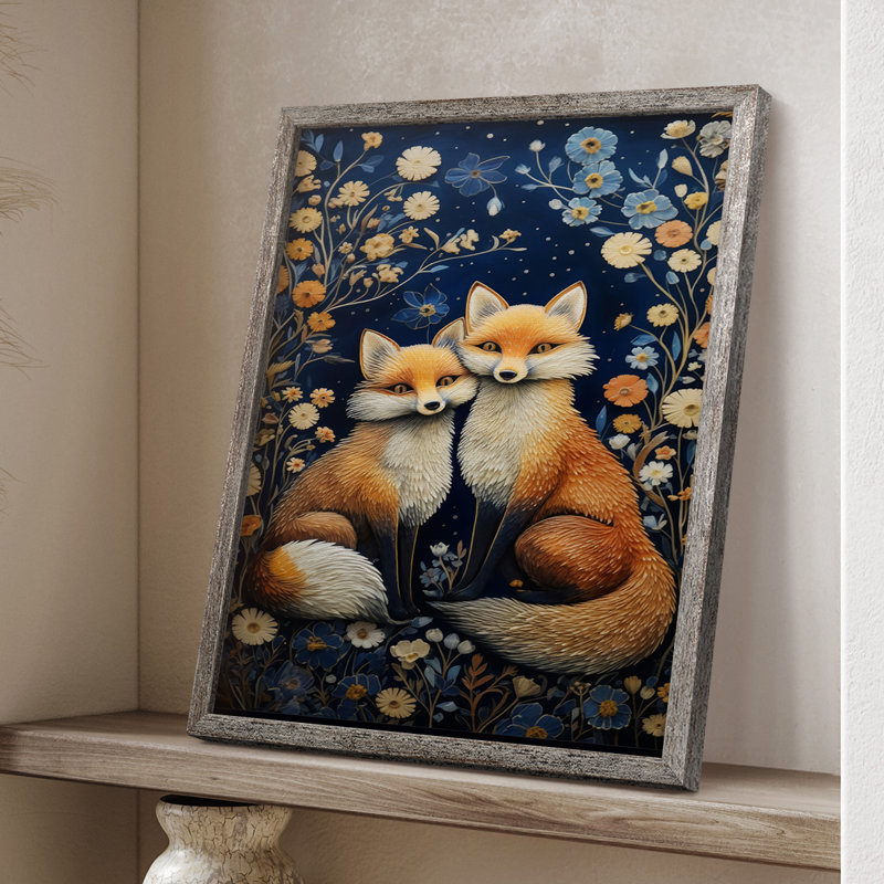 ANIMALS Series CDLxxix, reproduction encadrée - bois massif, H 11 po x l 9 po