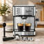 Machine à espresso avec mousseur à lait et compatibilité avec les dosettes ESE