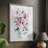 Posy Blooms IV Framed Print - Solid Wood-635193044