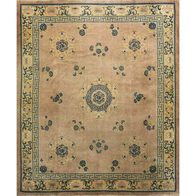 Tapis antique chinois en laine