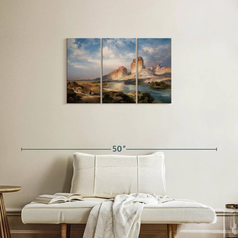 River Wyoming, 20" H x 33" W