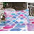 Ambesonne Fish Scale Fitted Sheet & Pillow Sham  Set,  Multicolor-106798190