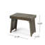 Table d'appoint d'extérieur avec plateau à lattes et pieds pliables, table d'appoint en bois-521560505