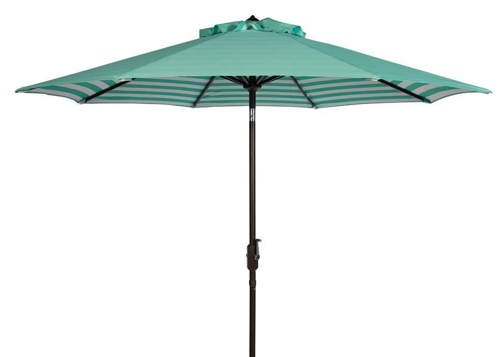 Asla 8.4' Umbrella, Green/White
