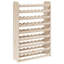  Support à vin en bois de pin massif 28,5 x 9,8 x 43,9 po