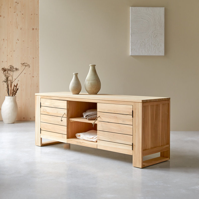 Minimalys TV Stand, 23.62"H x 61.02"L x 17.72"W