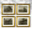 «Vintage Landscape XL», ensemble de 4 reproductions encadrées-106062512