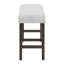 Ensemble de table de comptoir en bois 6 pièces Wyncote avec 4 chaises et banc, gris pierre