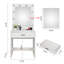 Ensemble coiffeuse avec miroir Omombo-742082804