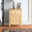 18.9'' W Nightstand with circular knobs on drawers and cabinet, 25'' H X 18.9'' W X 14.96'' D-1044280840