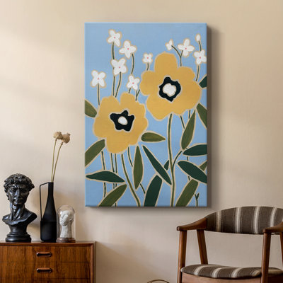 Woodblock Floral II - galerie sur mesure