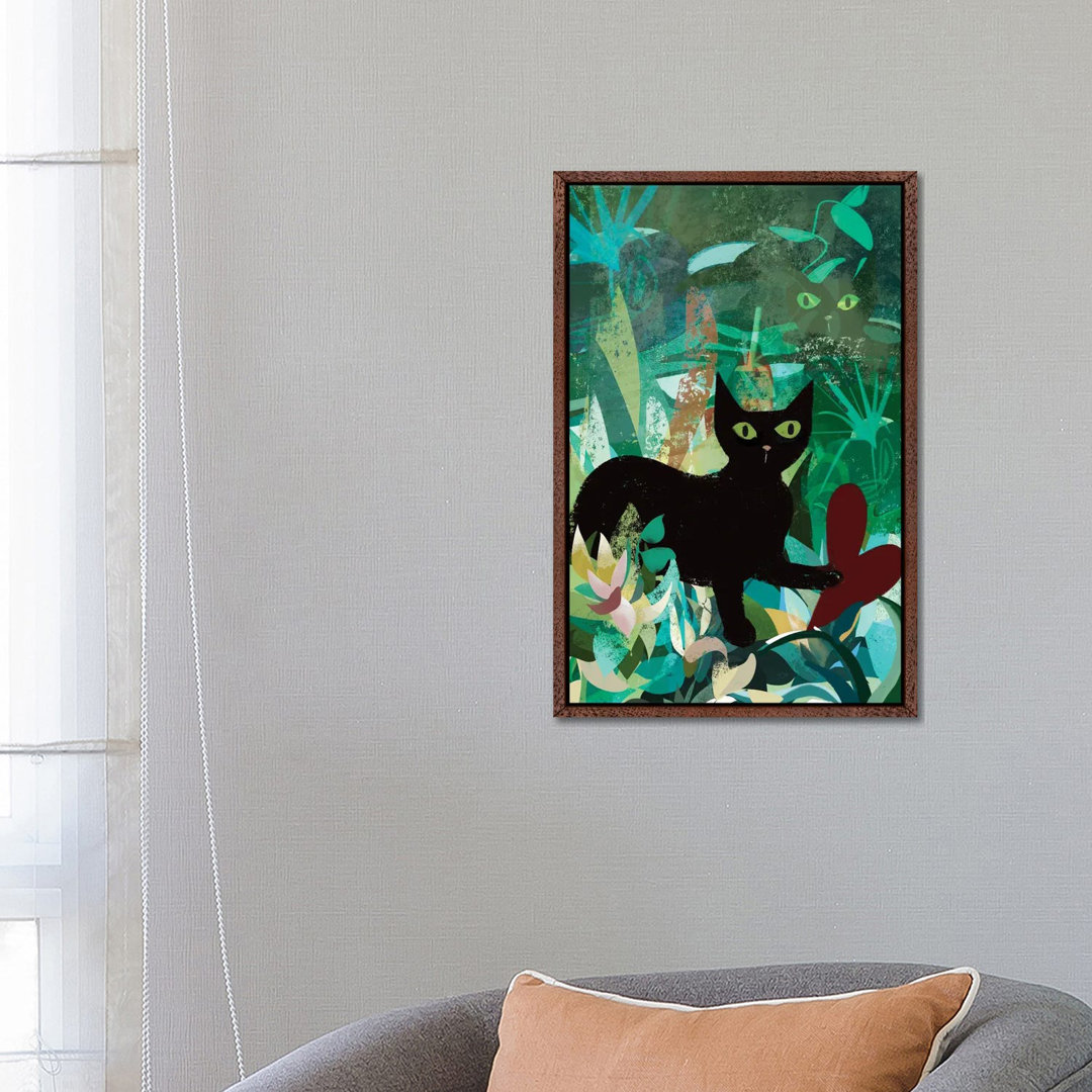 Emerald Intuition von Year Of The Cat - Gallery-Wrapped Canvas Giclée