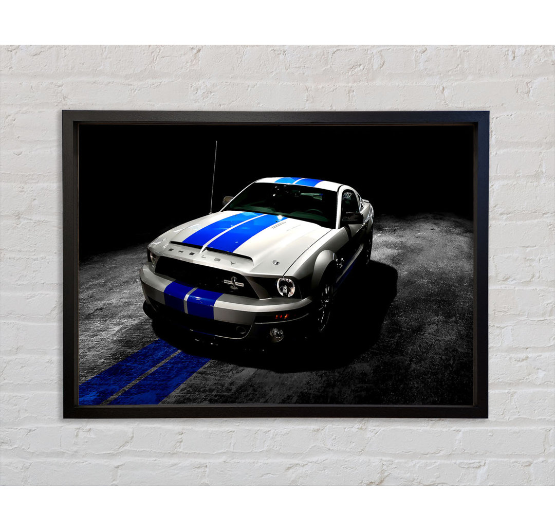 Ford Mustang Shelby GT 500 - Einzelbildrahmen Kunstdrucke auf Leinwand