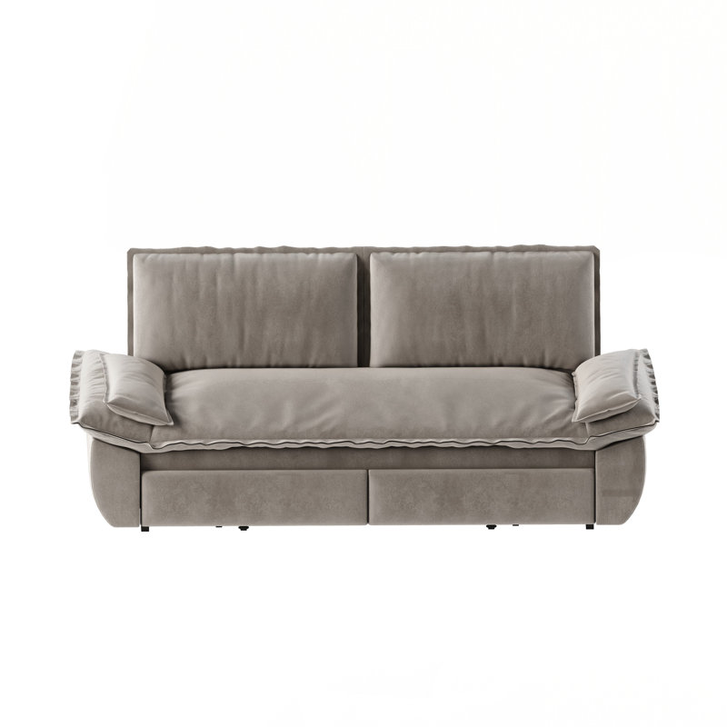 Canapé-lit escamotable, Gris