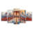 Kurfis - Bridges Canvas Wall Art Set