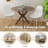 Harbaugh Round Solid Wood Base Dining Table