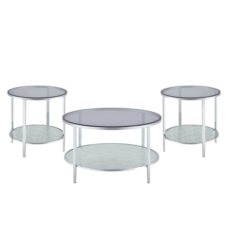 Coblitz Glass Top End Table