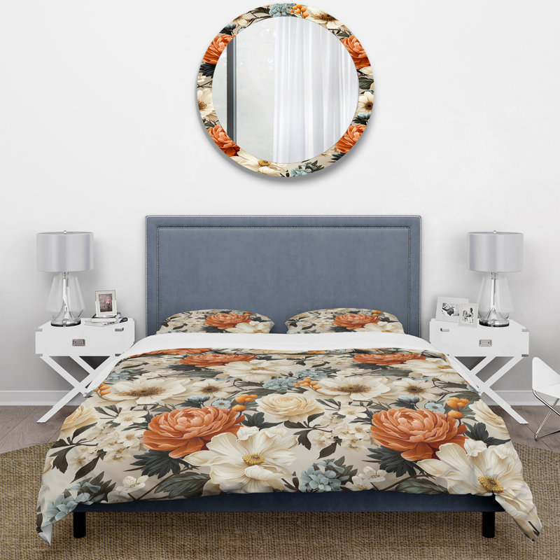 Ensemble de housse de couette Asharra, Housse de couette pour très grand lit et 2 très