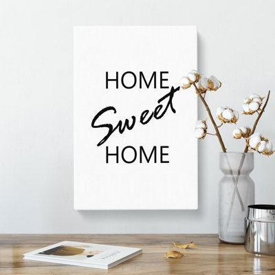 Home Sweet Home - Wrapped Canvas Print