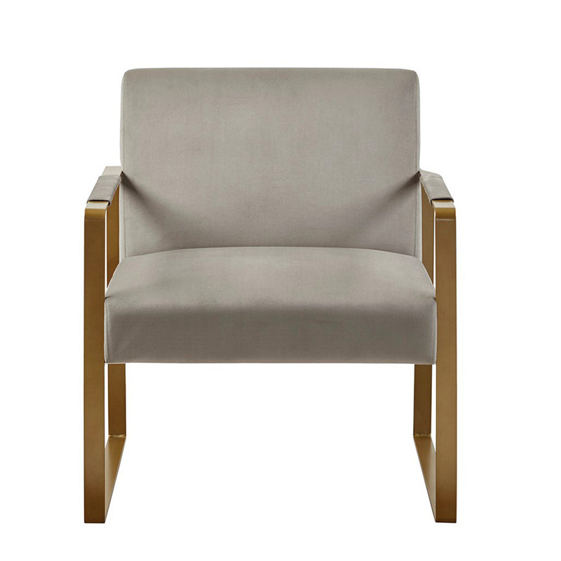 Fauteuil d'appoint Ailaina, Polyester beige