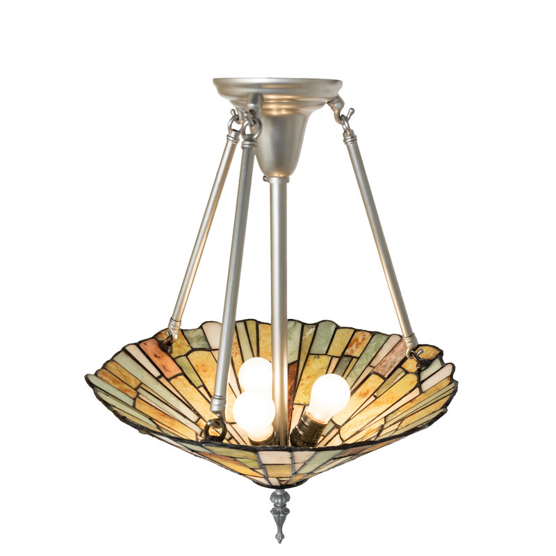 3 - Light Semi Flush Mount