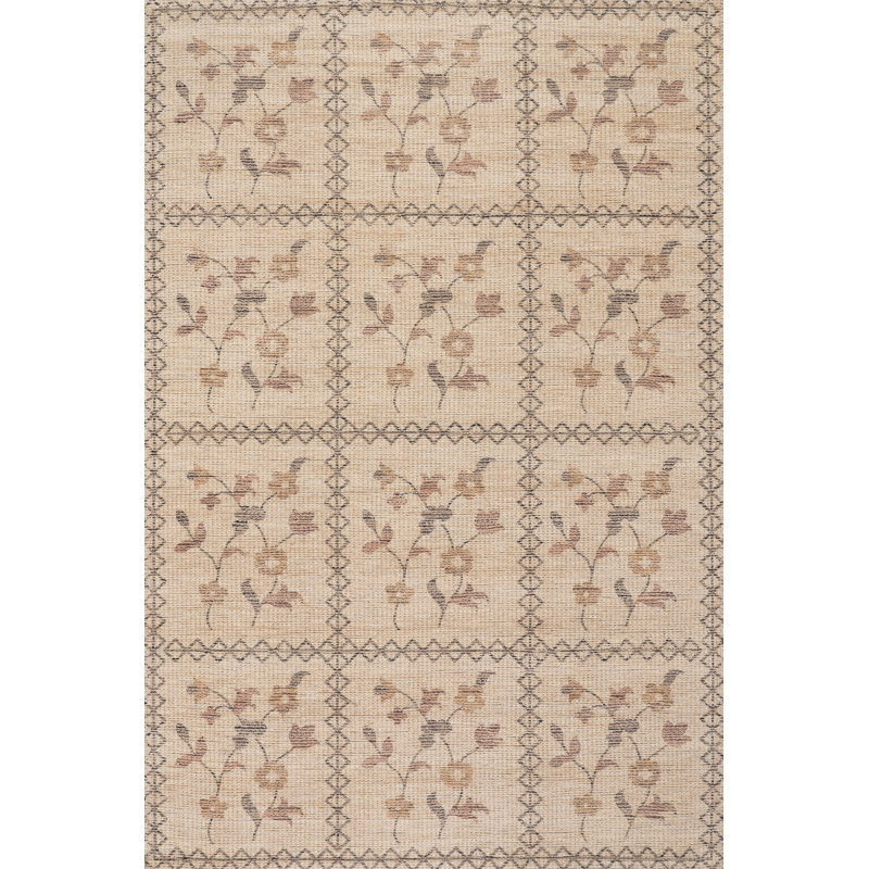 Corenna Geometric Floral Rug, Runner 2'6" x 6'