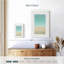 Avery Turquoise Abstract On White-108371637