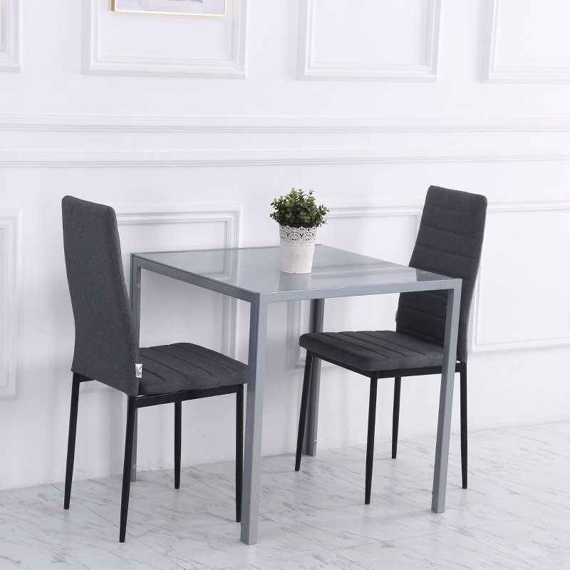 Metal Base Dining Table