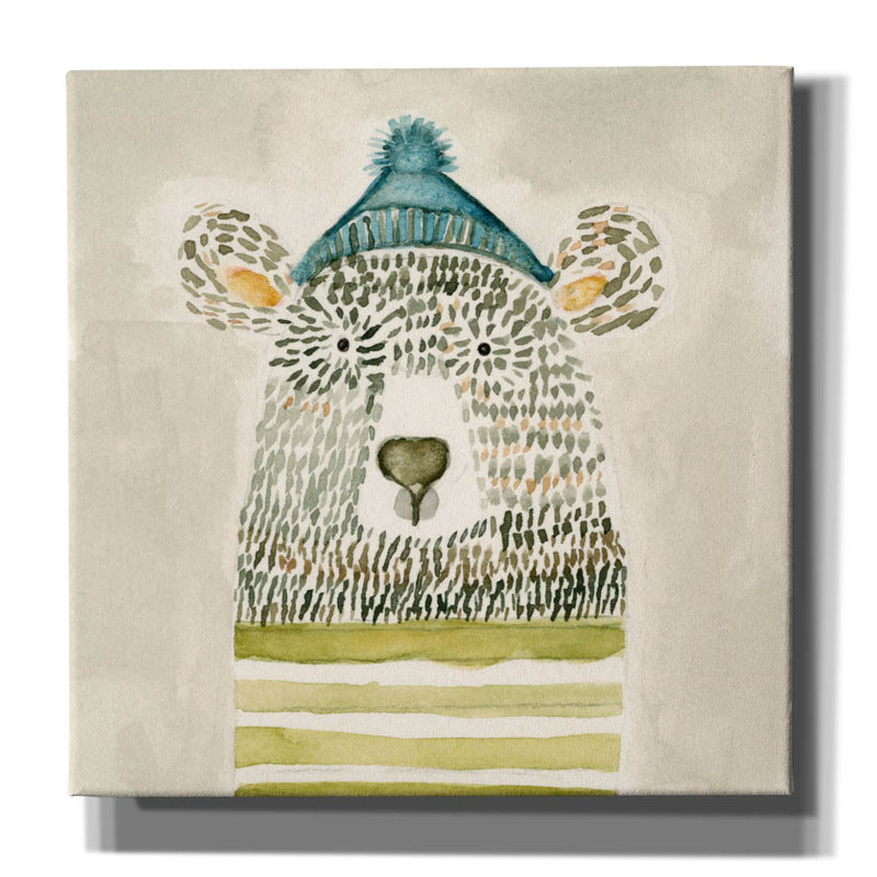 «Chester Bear» par Natalie Timbrook, H 12 po x l 12 po x P 0,75 po