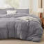 Bedsure Grid Boho Duvet Cover  Tufted Boho Bedding Set, 3 Pieces  Home Bedding for All Seasons-105311137-105311141