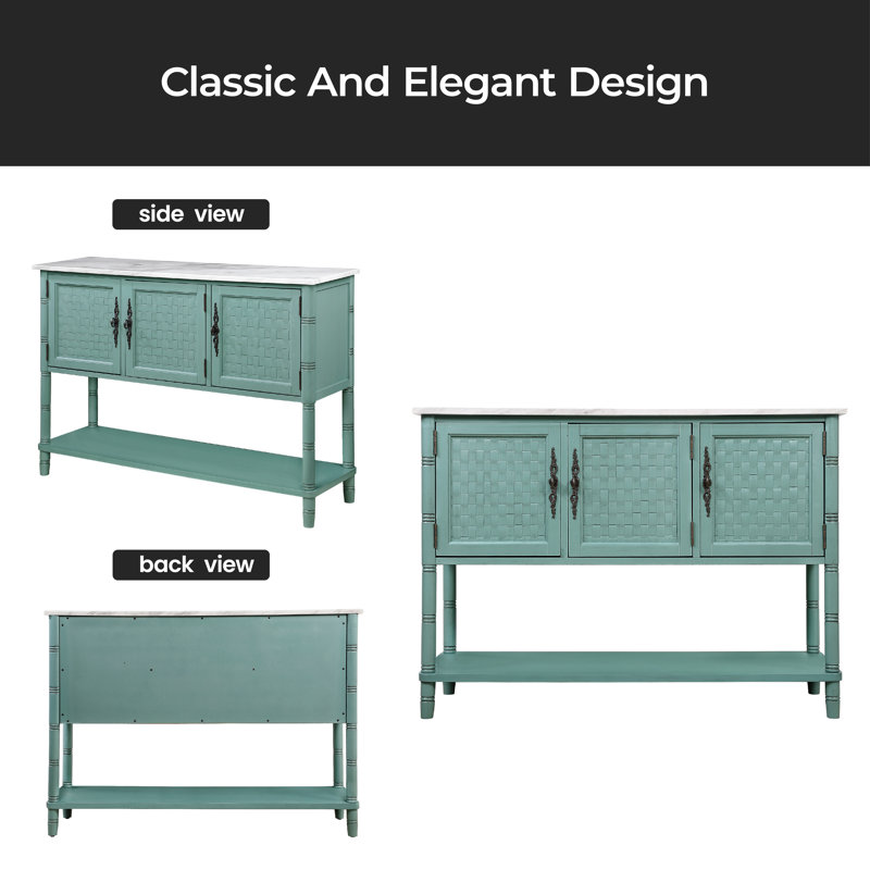 Console 47,24 po Izatt, Vert