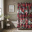 Rideau de douche standard 1 pièce Yuletide Checkers-81258936