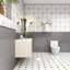 Meuble-lavabo simple 59 po avec plateau en acrylique Cresco-1207083009