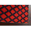 Tapis rouge noué à la main de conception unique 2 pi 9 po x 5 pi 8 po