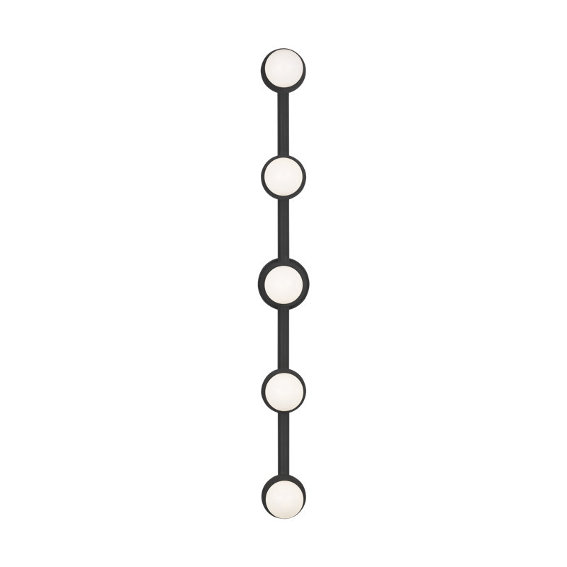 Nodes 5 - Light Vanity Light, Midnight Black
