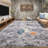 Extra-Large Luxury Soft Tie-Dye Shag Area Rug-549411868-545325080