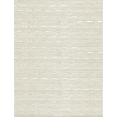 Hand Knotted Abstract Area Rug in Vanilla/White
