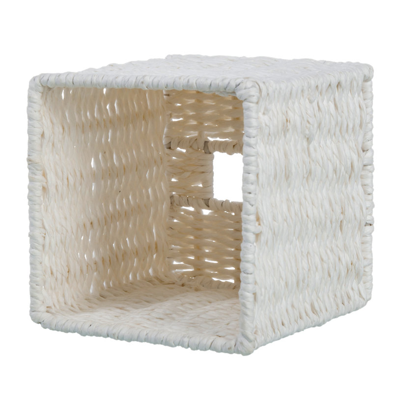 Hopkinton Tissue Box Cover, White