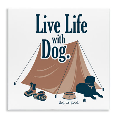 «Camping Life with Dog», art mural par Dog Is Good