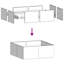Planter 100X100Cm Steel-38147120-38147133