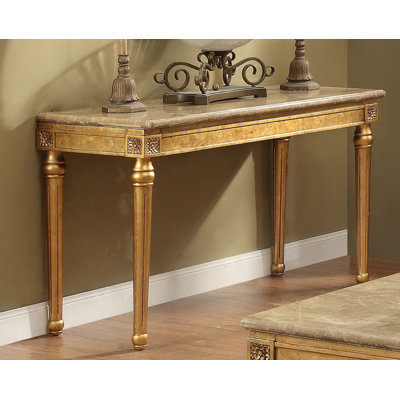 Robertson 57'' Marble Top Console Table