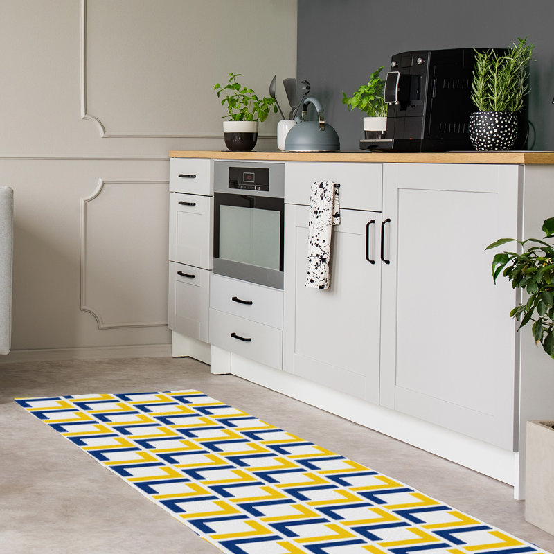 Tapis de couloir blanc
