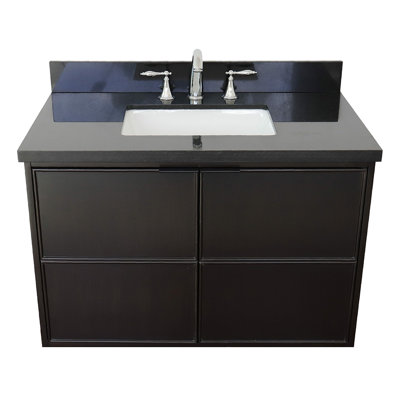 Eldorado 37'' Single Bathroom Vanity with Granite Top