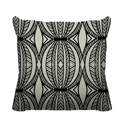Coussin décoratif intérieur / extérieur Kiva Abstract Tribal