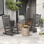 Chaise berçante d'extérieur 2 pièces Outsunny