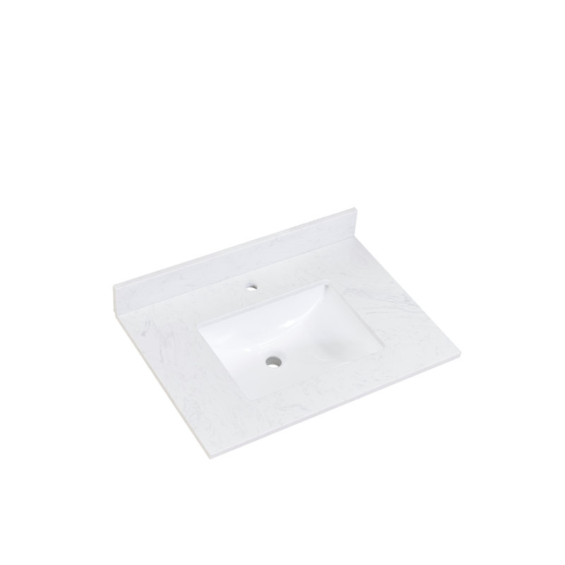 Plateau de meuble-lavabo simple 31 po Salerno